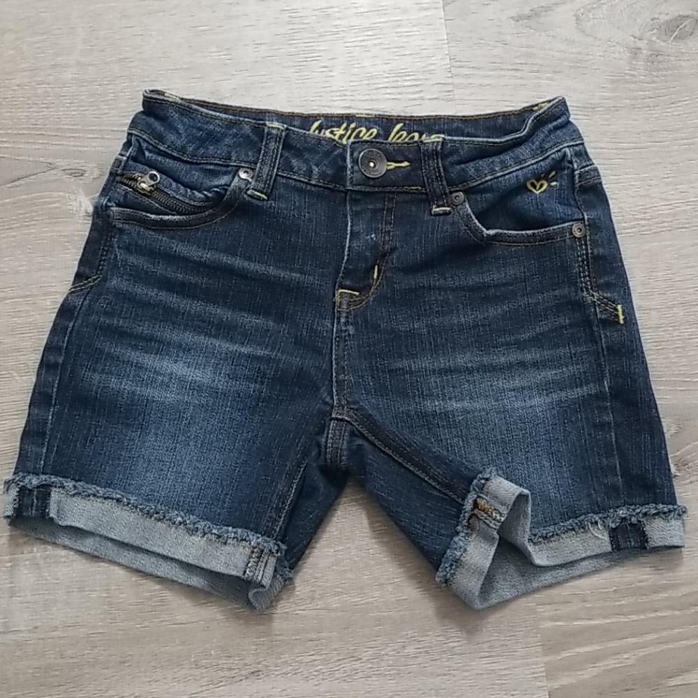 Girl's justice jeans shorts